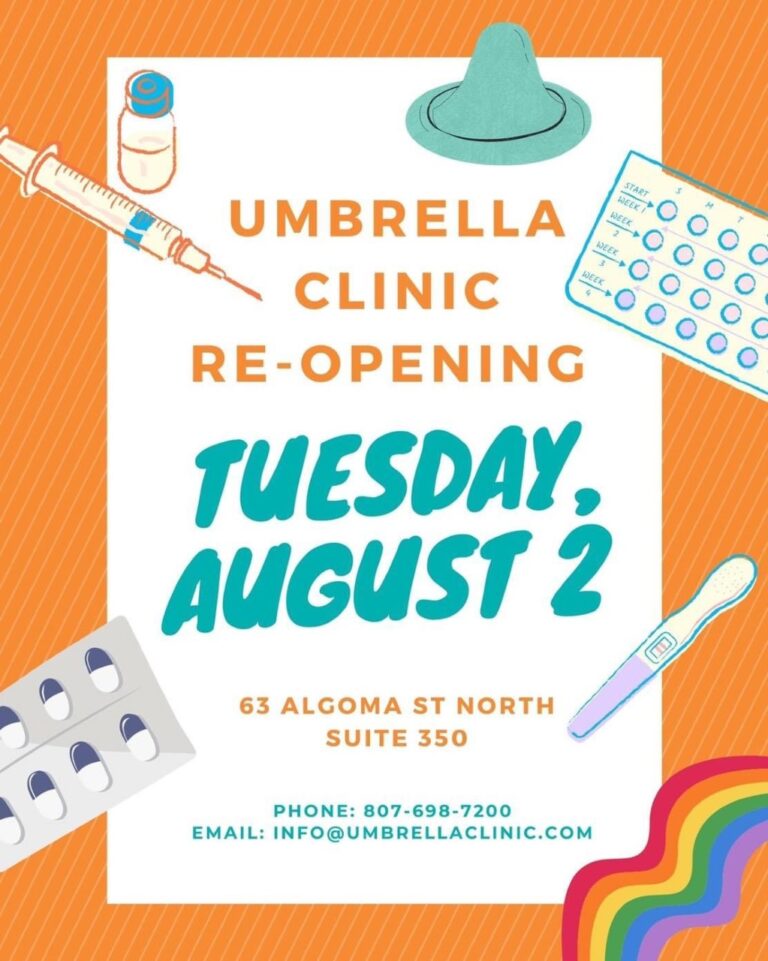 Umbrella Medical Clinic is Reopening! Northwestern Ontario Women's Centre